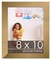 8x10 Solid Wood Picture Frame with UV-Resistant Acrylic & Acid-Free Backing, Available in 6 Finishes: Matte Black, Matte White, Metallic Bronze, Silver, Natural Wood Grain & Mahogany